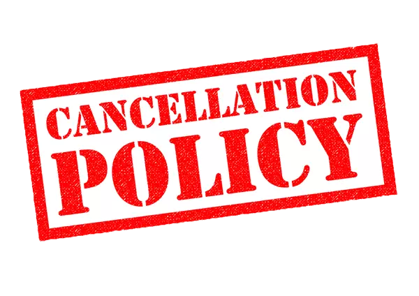Cancellations Policies 2 cancellation policies